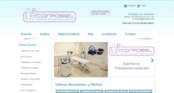 Desktop Screenshot of corpobel.com